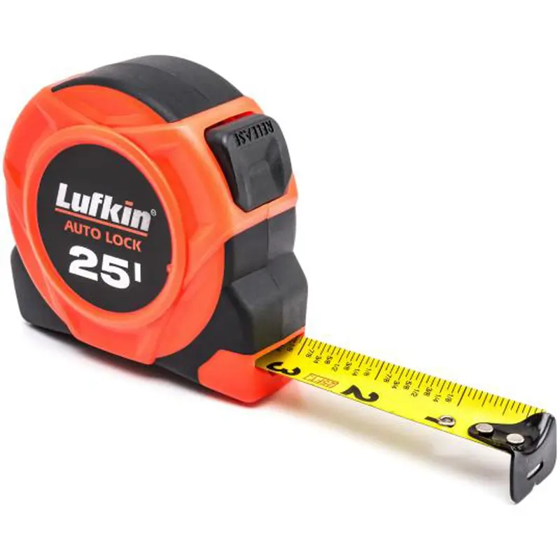 701 Series Magnetic Autolock Tape Measure, 1" X 25', Imperial Graduations 1