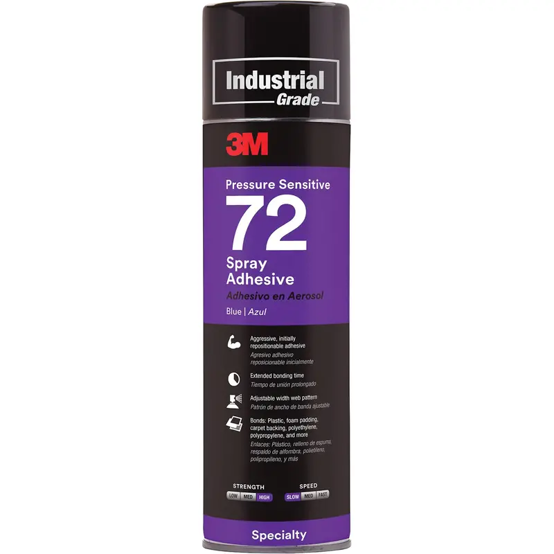 72 Pressure Sensitive Adhesive, Blue, Aerosol Can 1