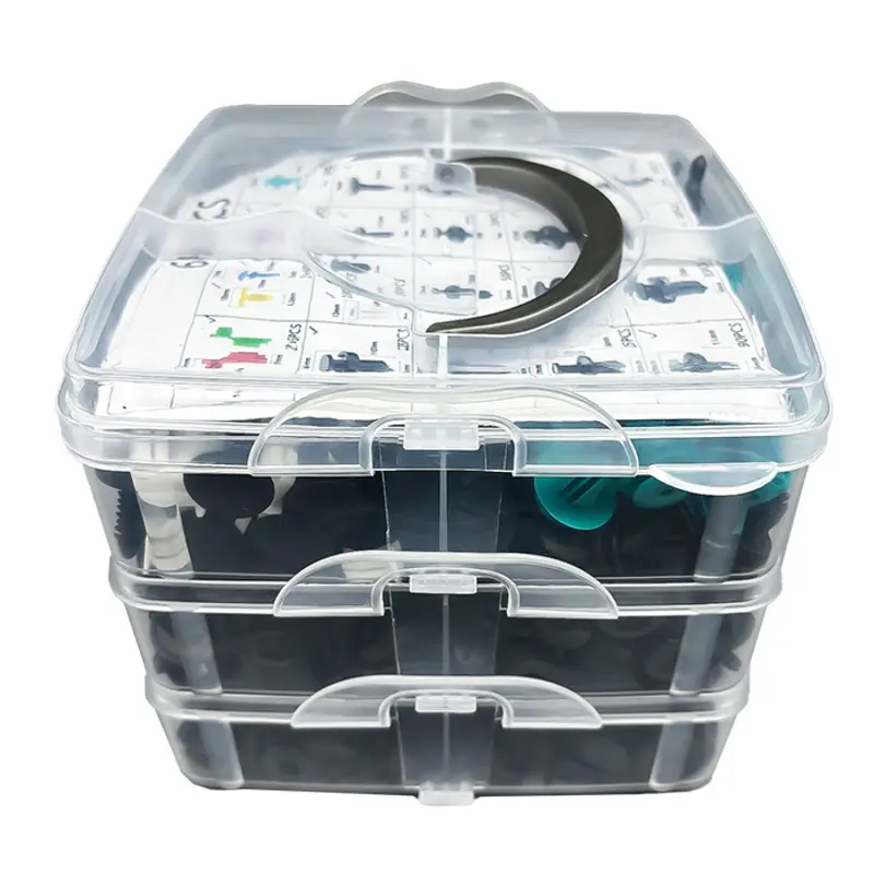 725Pcs Car Trim Clip & Retainer Assortment – Universal Fastener Kit 1