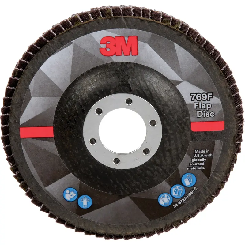 769F Quick Change Flap Disc, 4-1/2" X 7/8", Type 27, 120+ Grit, Ceramic 1