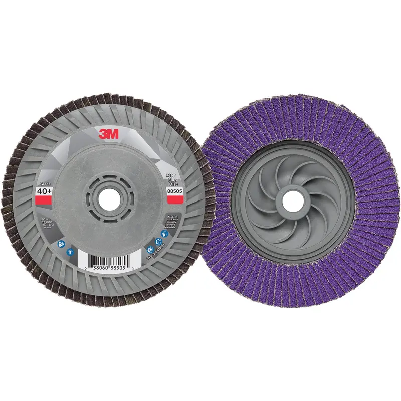 769F Quick Change Flap Disc, 5" X 5/8"-11, Type 27, 40+ Grit, Ceramic 1