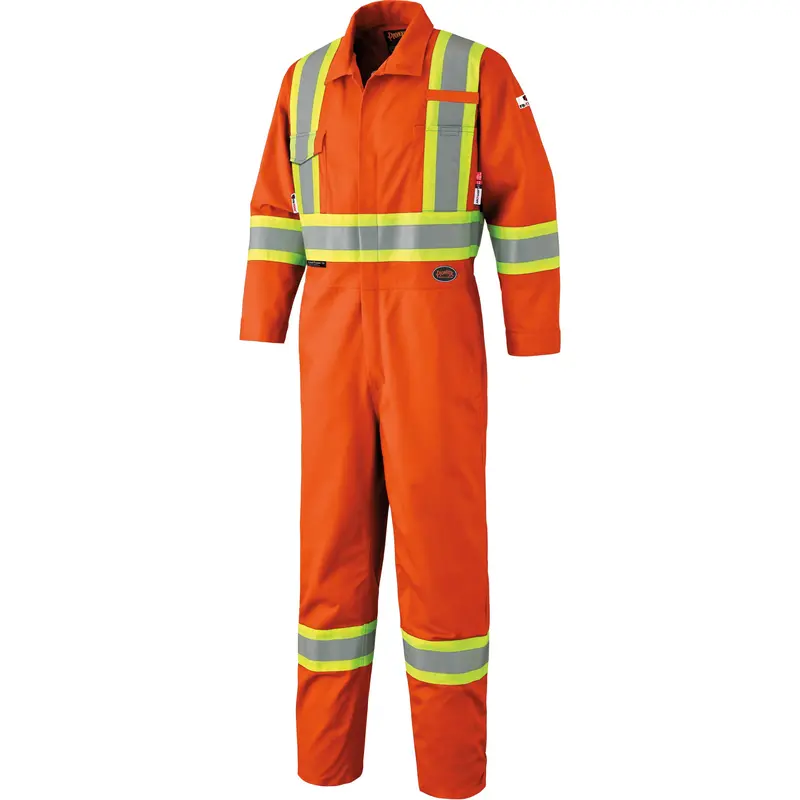 7705 Fr-Tech® High Visibility Coveralls, Size 50, Orange 1