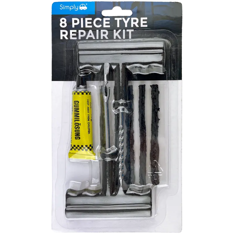 8-Piece Wheel Tyre Repair Kit – Emergency Puncture Repair Set 1