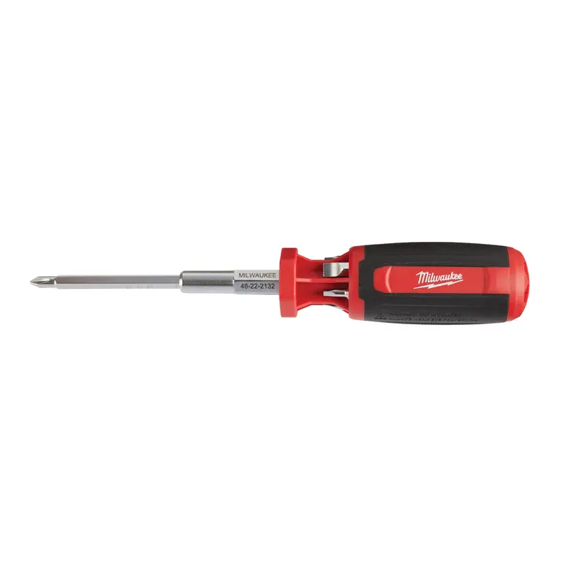 9-In-1 Square Drive Multi-Bit Driver, 9" L, Cushion Grip Handle 1