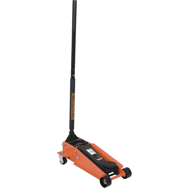 953D 2Xp Floor Jack, 3 Ton(S) Capacity, 4-7/10" Lowered, 18-1/10" Raised, Manual Hydraulic 1