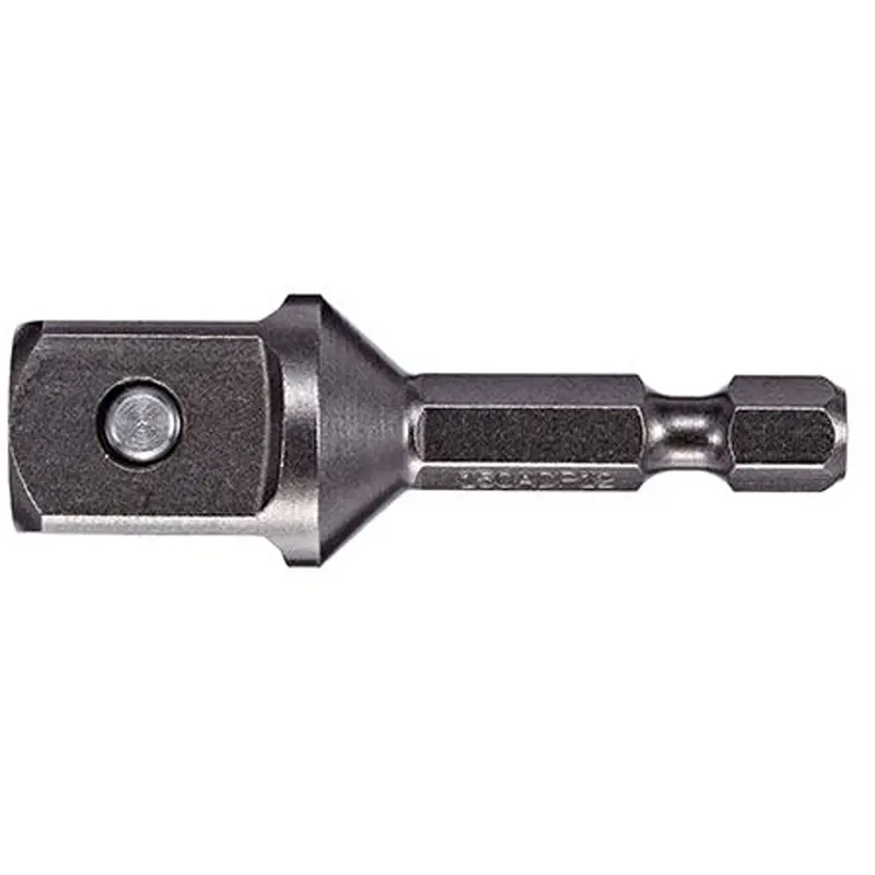 Adapter & Extension, 1/4" Drive Size, 1/2" Male Size, Ball, 2" L 1