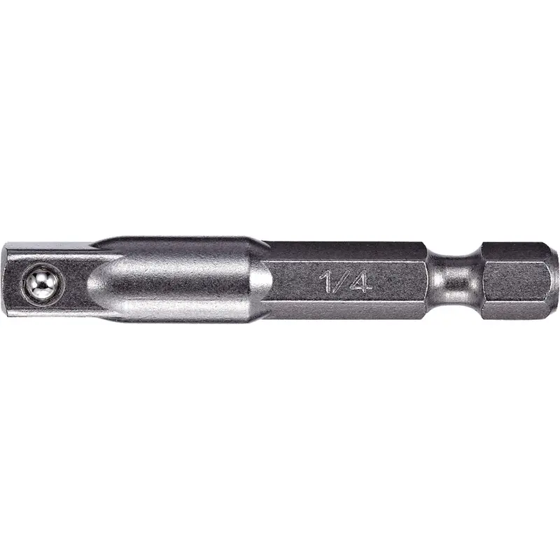 Adapter & Extension, 1/4" Drive Size, 1/4" Male Size, Ball, 2" L 1