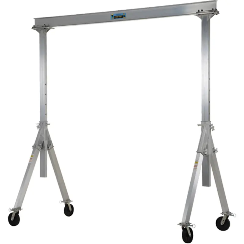 Adjustable Aluminum Gantry Crane, 10' L, 4000 Lbs. (2 Tons) Capacity 1