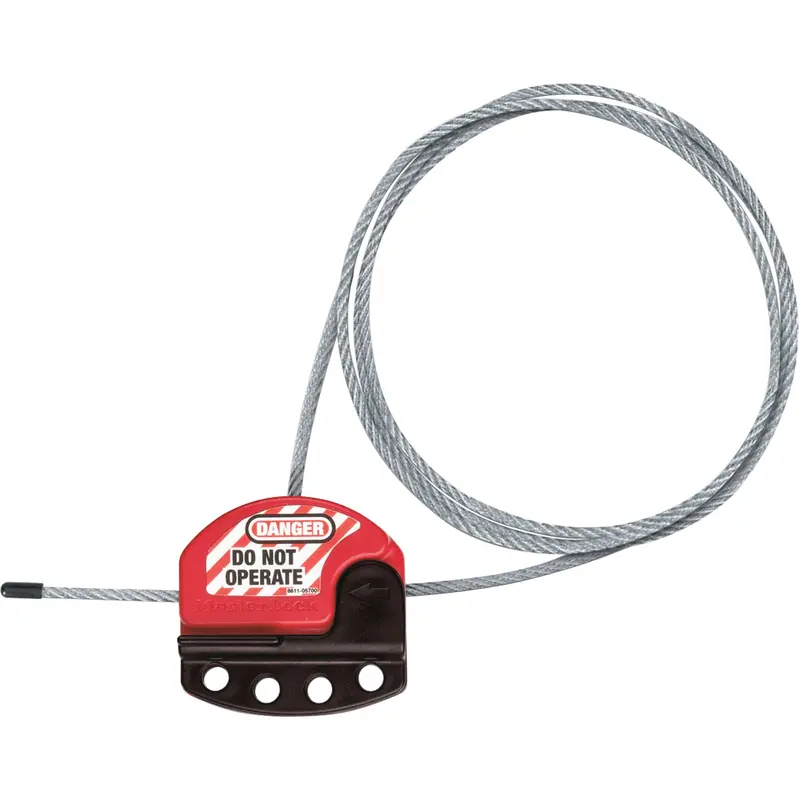 Adjustable Cable Lockout, 10' Length 1