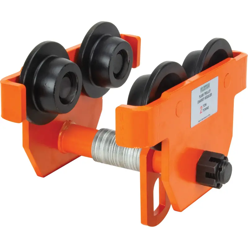Adjustable Trolley With Safety Plates, 2000 Lbs. (1 Tons) 1