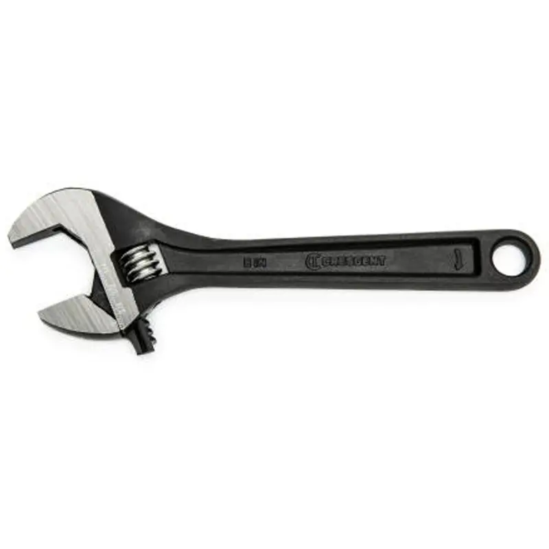 Adjustable Wrench, 6" L, 15/16" Max Width, Black Oxide 1