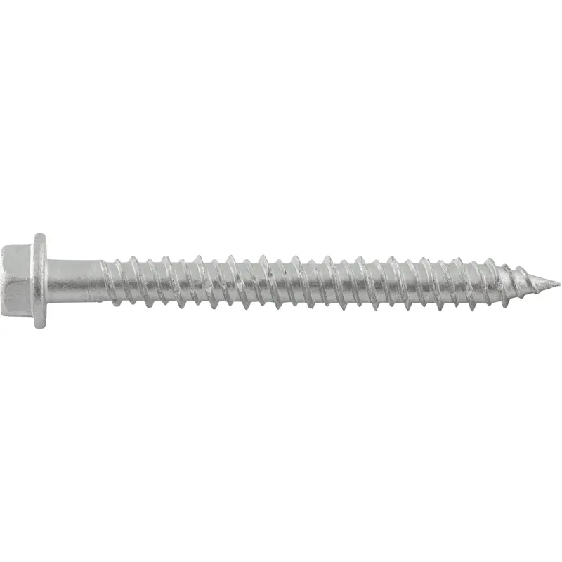 Aggre-Gator Concrete Screw, 1/4" X 2-3/4" L, Stainless Steel 1