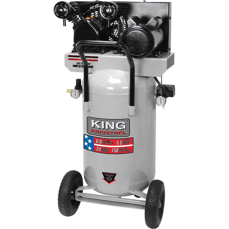Air Compressor, Electric, 24 Gal. (29 Us Gal), 150 Psi, 120/1/240/1 V 1