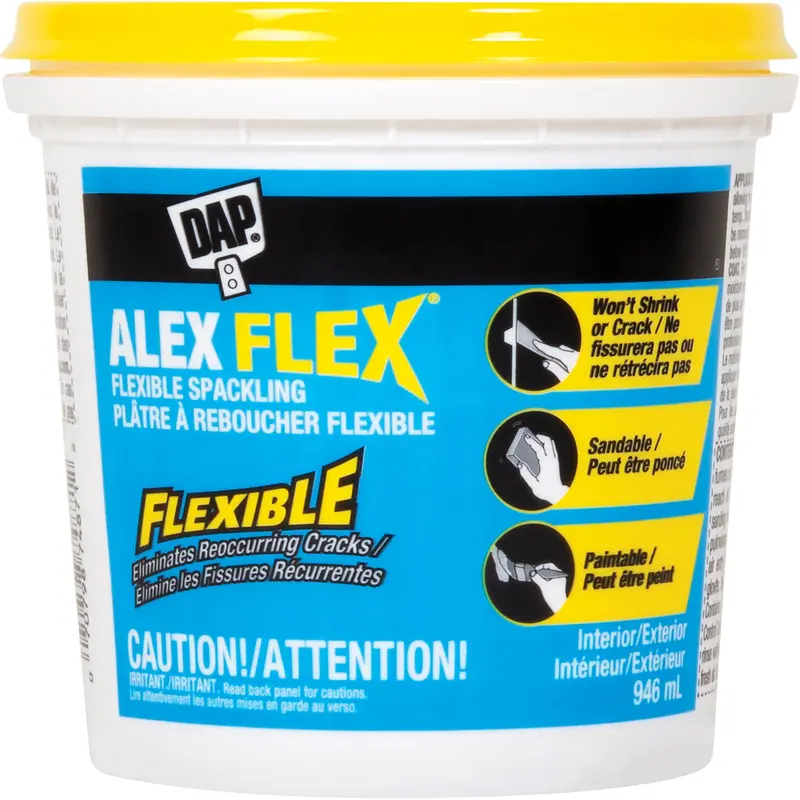 Alex Flex® Flexible Spackling, 946 Ml, Plastic Container 1