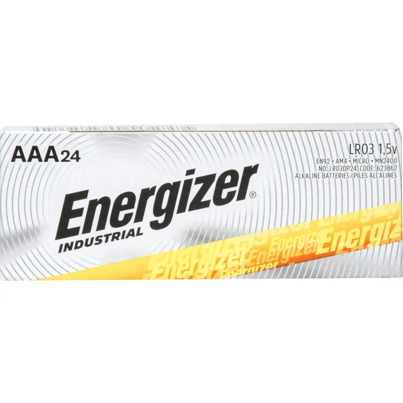 Alkaline Industrial Batteries, Aaa, 1.5 V 1