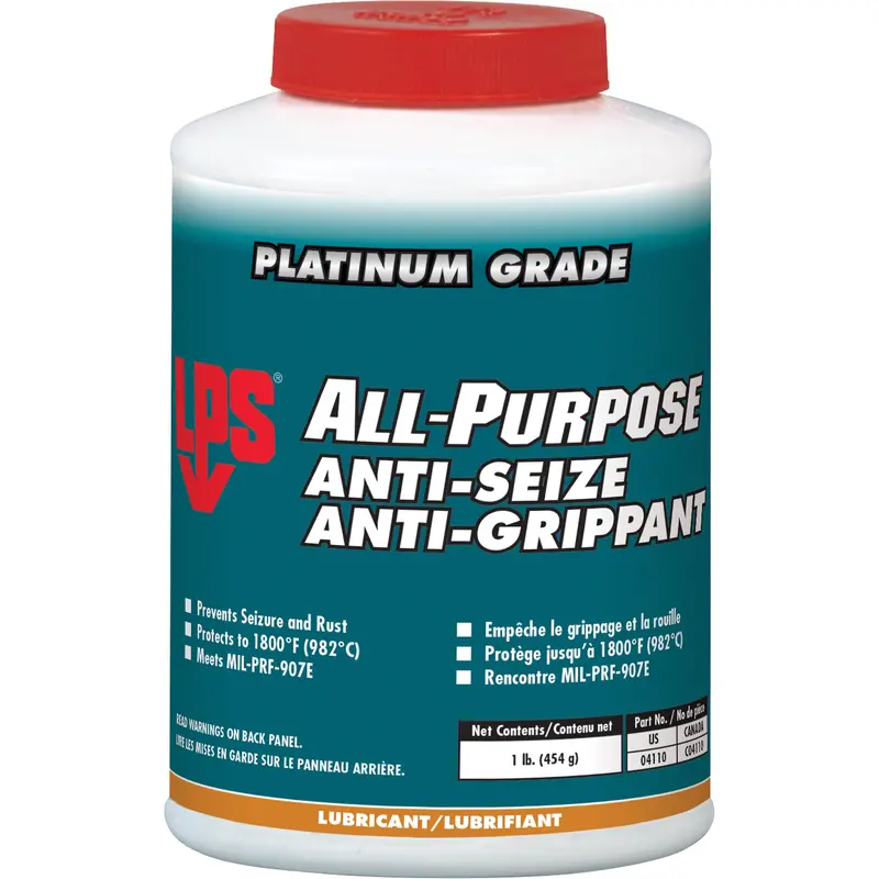 All-Purpose Anti-Seize, 1 Lbs., Bottle, 1800°F (982°C) Max. Temp 1