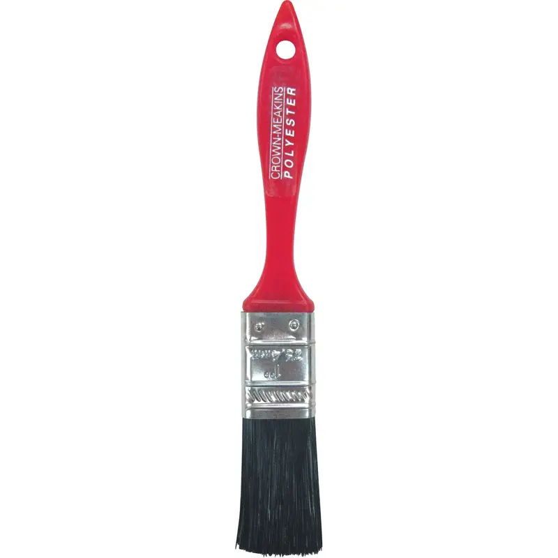 All-Purpose Paint Brush, Polyester, Plastic Handle, 1" Width 1