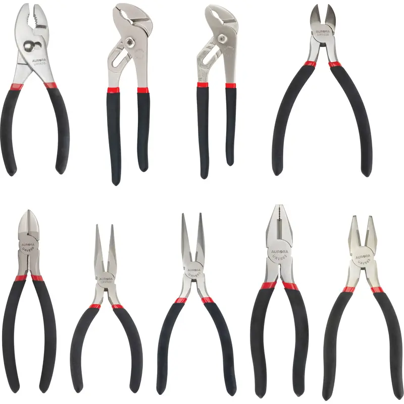 All-Purpose Plier Set, 9 Pieces 1
