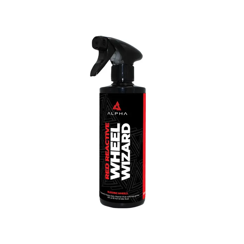 Alpha Detailing Red Reactive Wheel Wizard Cleaner Spray 500Ml 1