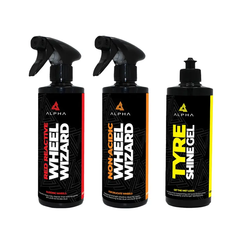 Alpha Detailing Wheel Care Kit - Pack Of 3 1