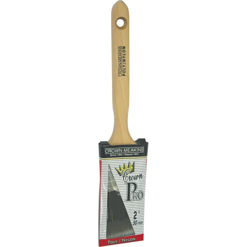Angular Pro Paint Brush, Poly/Nylon, Wood Handle, 2" Width 1