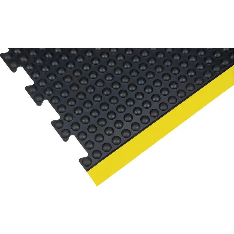 Anti-Fatigue Dome Matting, Bubbled, 3' X 4' X 1/2", Black, Rubber 1