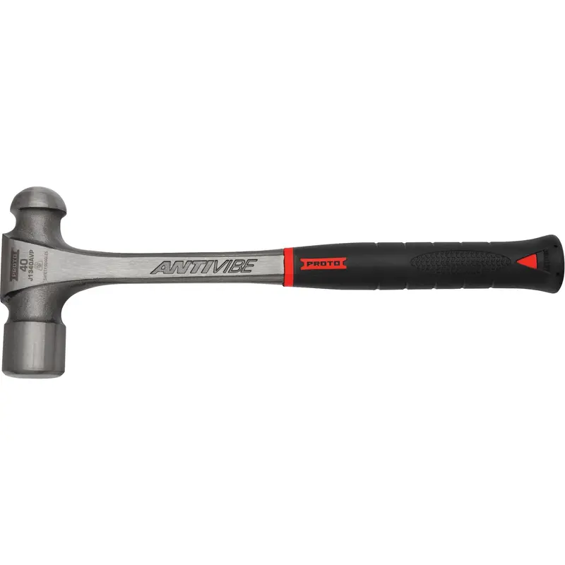 Anti-Vibe® Ball Pein Hammer, 40 Oz. Head Weight, Polished Face, Cushion Handle 1