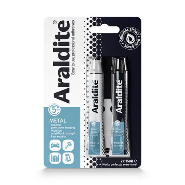 Araldite Metal Bonding Adhesive 2X 15Ml 1