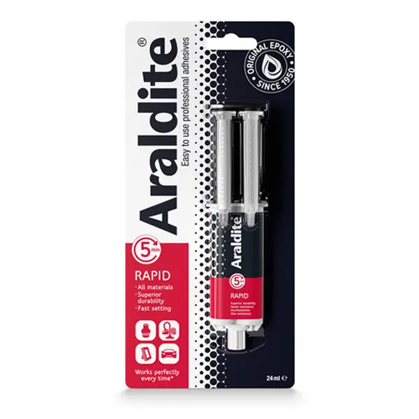 Araldite Rapid Adhesive Syringe 24Ml 1
