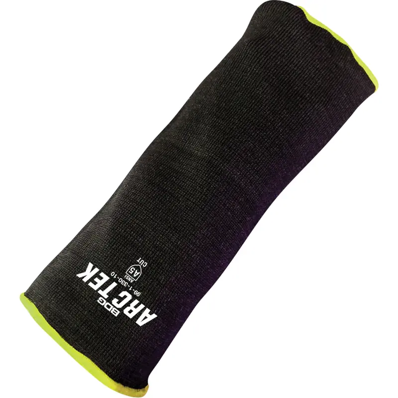 Arc Tek™ Cut Resistant Sleeve, Polyethylene/Steel, 10", Astm Ansi Level A5, Black 1