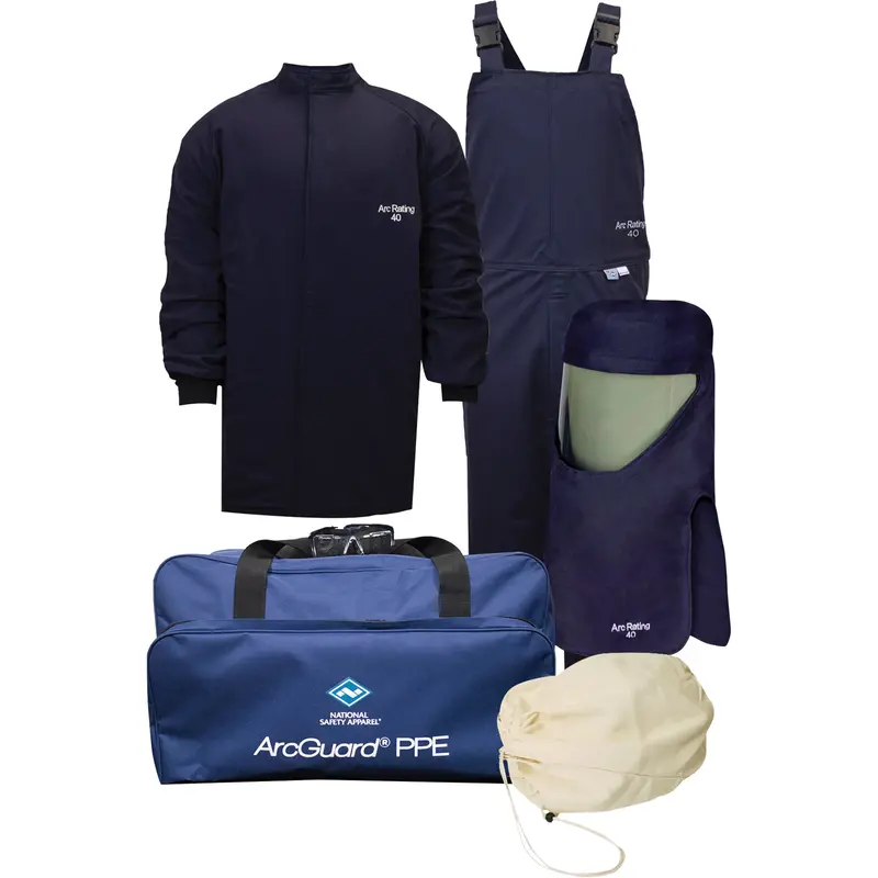 Arcguard Revolite Medium Arc Flash Suit Kit With Lift Front Hood, 40 Cal/Cm² 1