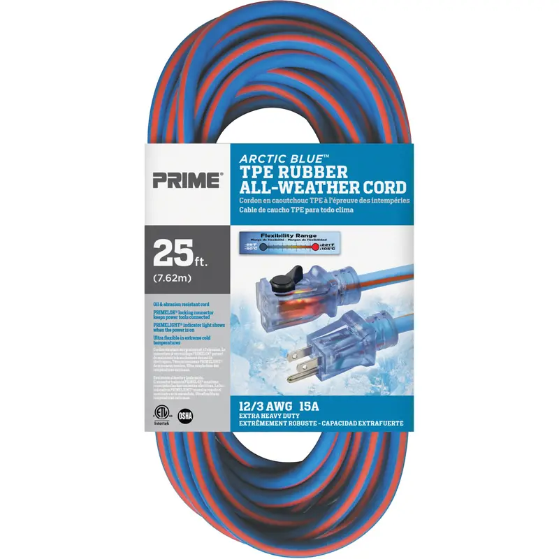 Arctic Blue™ Tpe-Rubber Locking Extension Cord 1