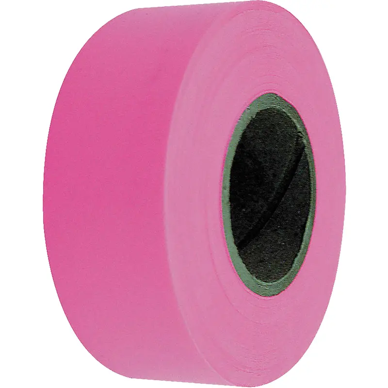 Arctic Plus Flagging Tape, 1" W X 125' L, Pink 1