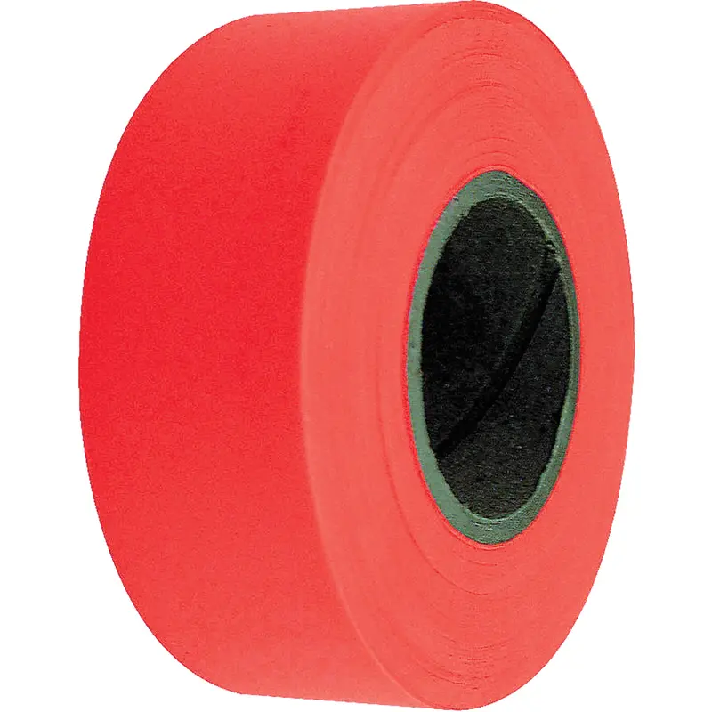 Arctic Plus Flagging Tape, 1" W X 125' L, Red 1