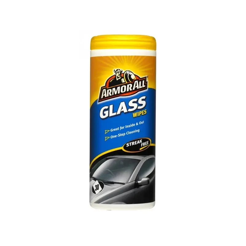Armor All Glass Wipes Streak Free Tub 1