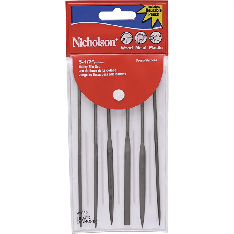 Assorted Miniature Files, 6 Pcs 1