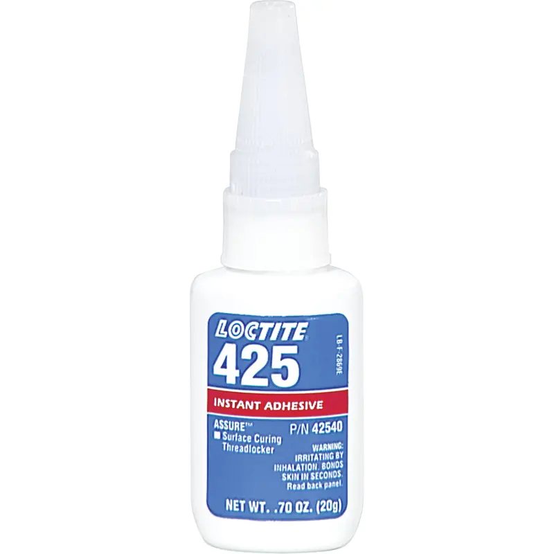 Assure™ 425 Surface Curing Threadlocker, Blue, Medium, 20 G, Bottle 1