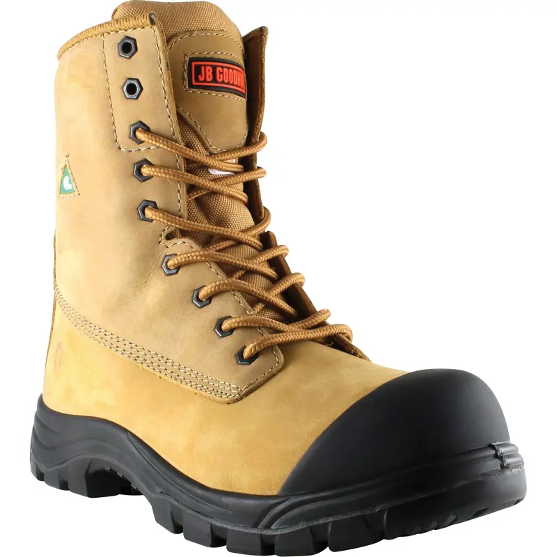 Attack Work Boots, Leather, Steel Toe, Size 12 1