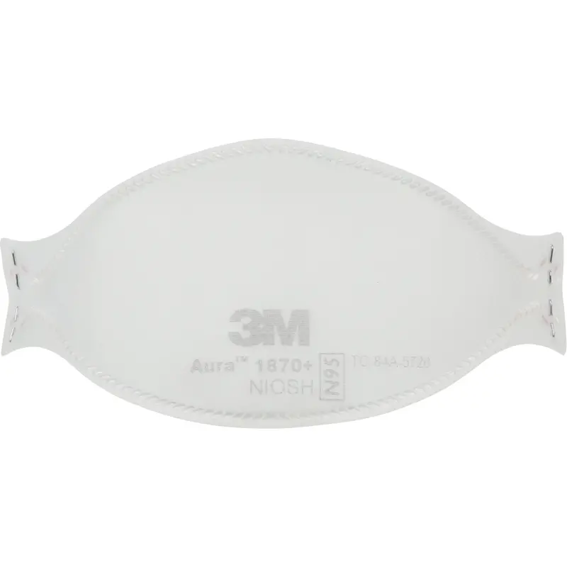 Aura™ Health Care Particulate Respirator & Surgical Mask 1870+, N95, Niosh/Fda-Approved Certified 1