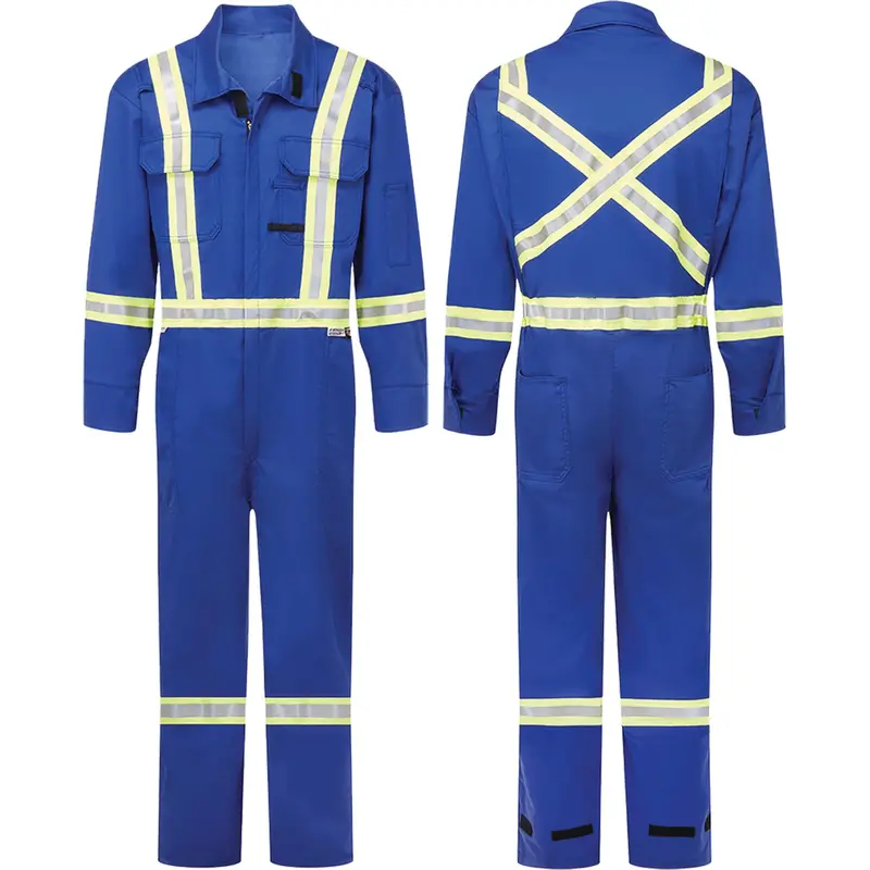 Avenger 7 Oz. Flame Resistant Coveralls, Size 44, Royal Blue 1