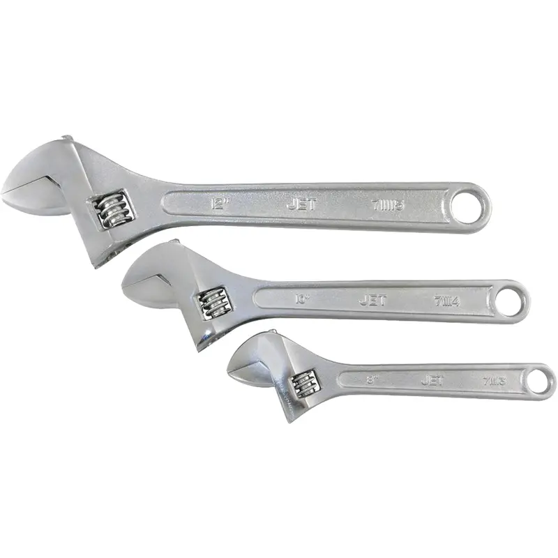 Aw-3S Adjustable Wrench Set, Adjustable, 3 Pieces, Imperial And Metric 1