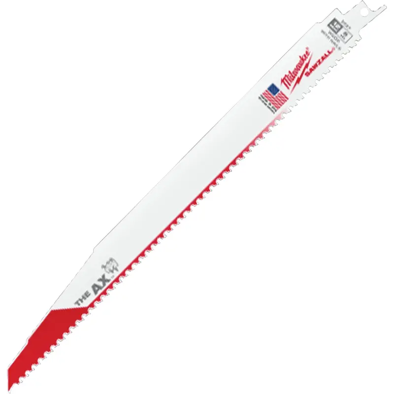 Ax™ Sawzall® Reciprocating Saw Blade, Bi-Metal, 5 Tpi, 12" L X 1" W 1