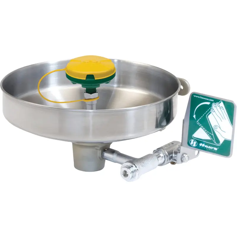 Axion® Eye/Face Wash Station, Wall-Mount Installation, Stainless Steel Bowl 1