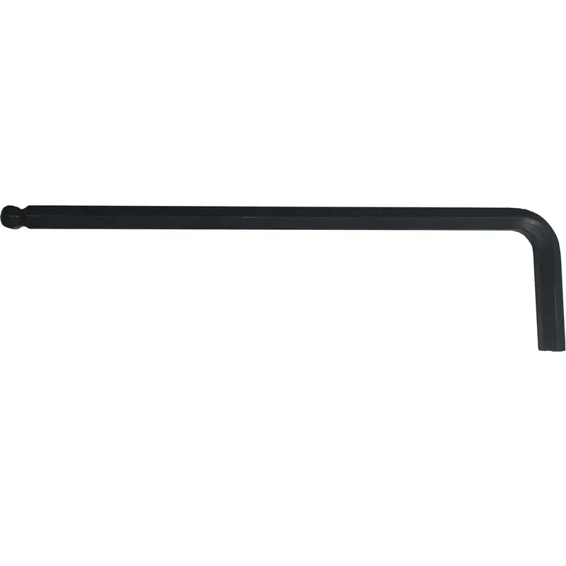 Balldrive Hex Key, Hex End, 10 Mm X 6.58" L, L Shape 1