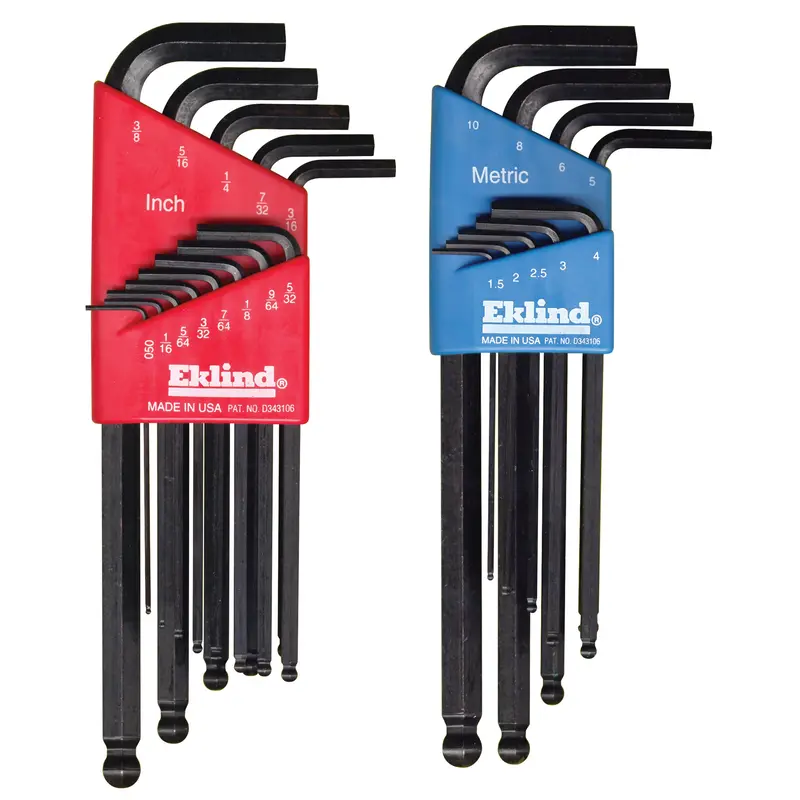 Balldrive Hex Key, Hex End, 5/16" X 6" L, L Shape 1