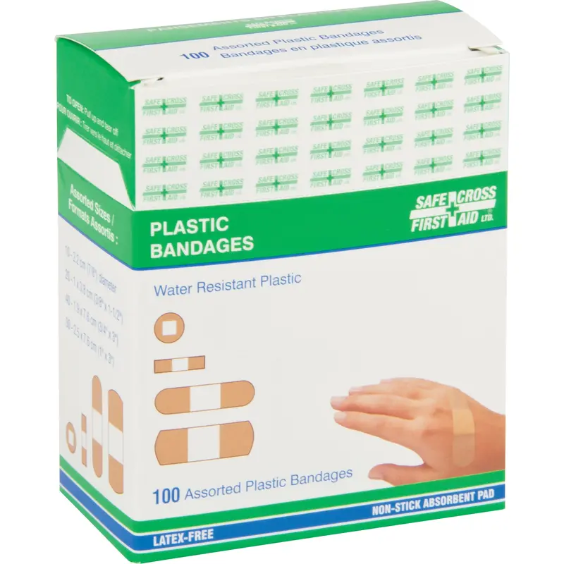 Bandages, Assorted, Plastic, Sterile 1