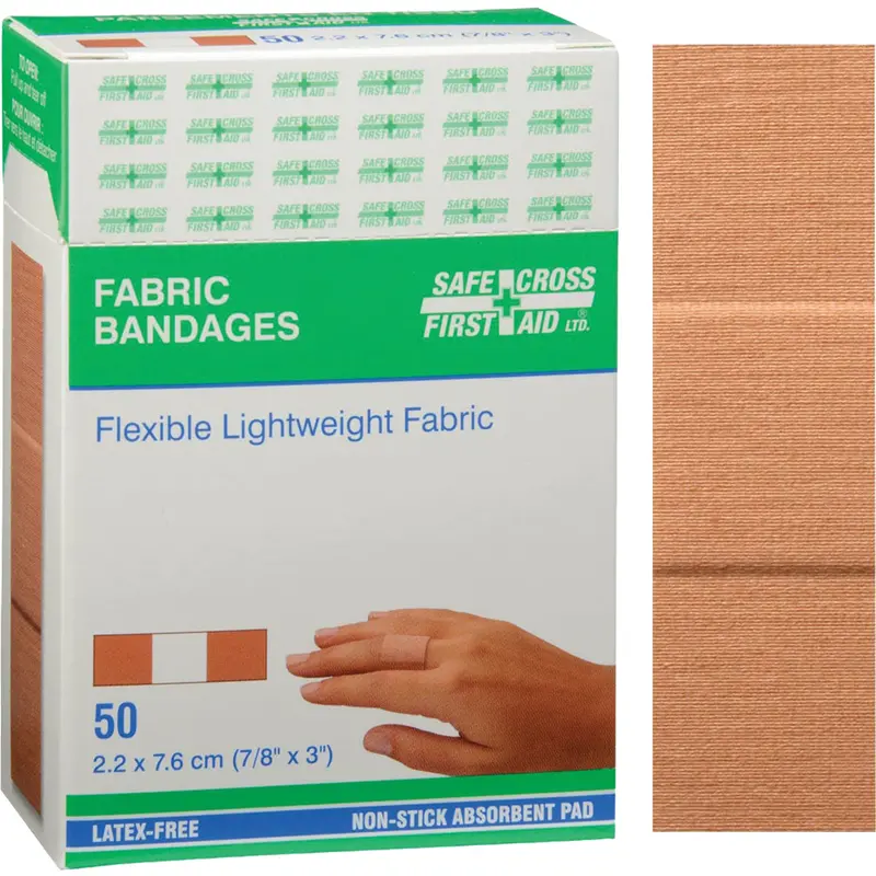 Bandages, Rectangular/Square, 3", Fabric, Non-Sterile 1