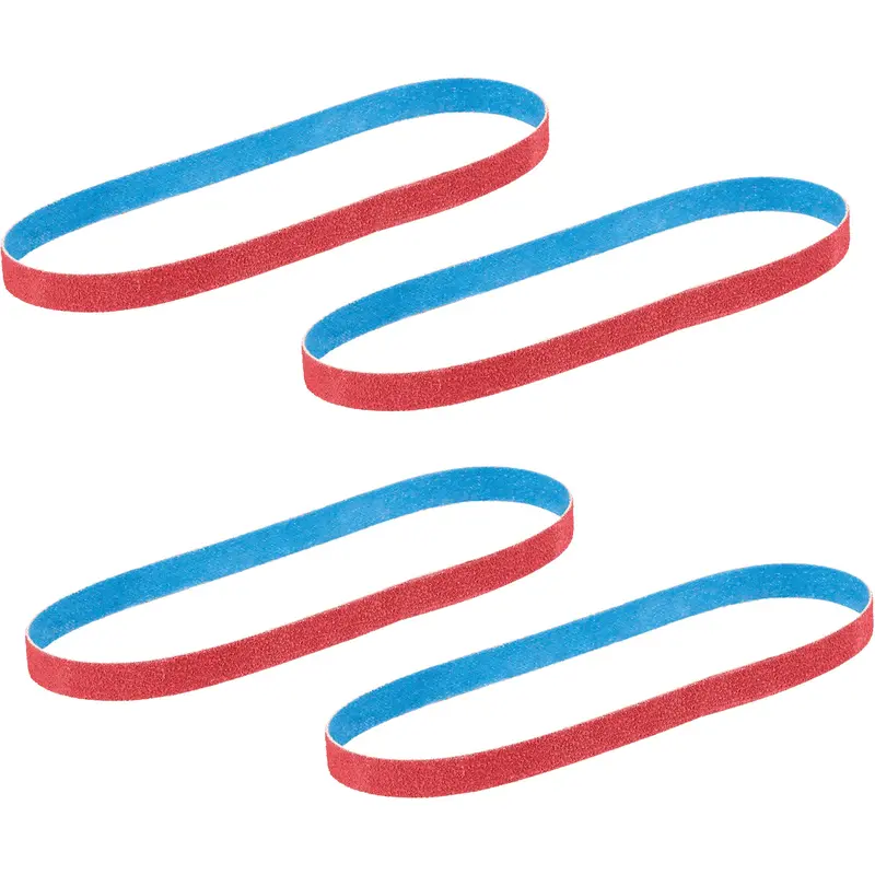 Bandfile Belts, 3/8" W X 13" L, Ceramic, 120 Grit 1