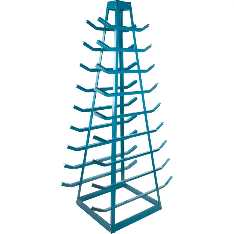 Bar Storage Racks - Horizontal Bar Racks, Horizontal, 9 Levels, 18" W X 40" D X 84" H, 1800 Lbs. Cap. 1