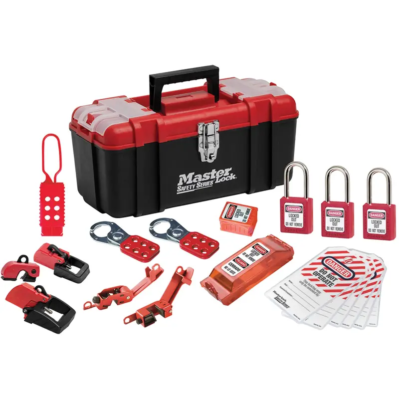 Basic Lockout Kit With Zenex™ Thermoplastic Locks, Electrical Kit, 20 Components 1